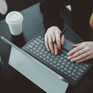 Work Desk with Laptop